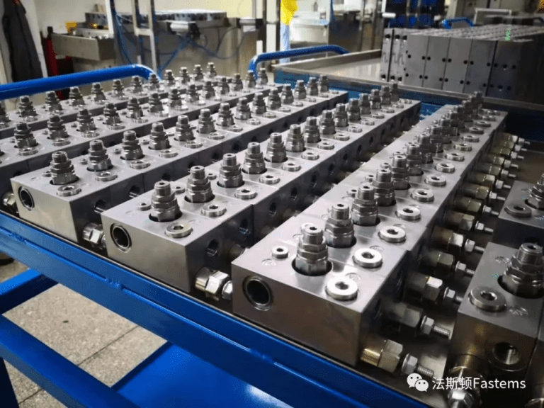 High mix low volume (HMLV) production of valve blocks at sant hydraulic in china